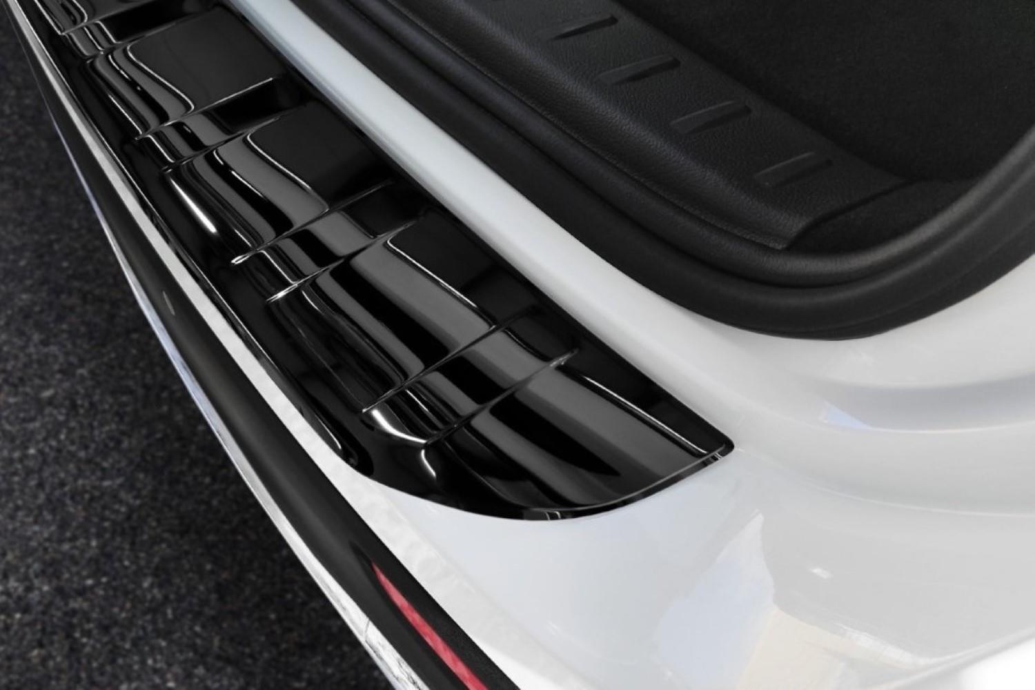 Protection de seuil de coffre convient à Mercedes-Benz GLB (X247) 2019-présent acier inox anthracite brillant