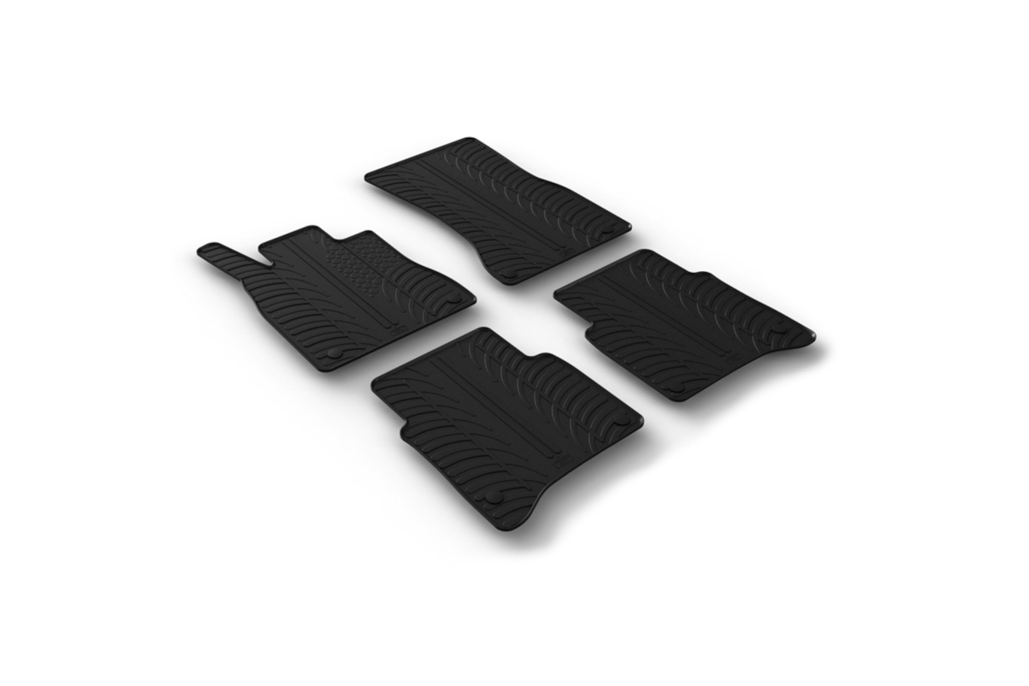 Tapis convient à Mercedes-Benz Classe S (W223) 2020-présent 4 portes tricorps caoutchouc Rubbasol