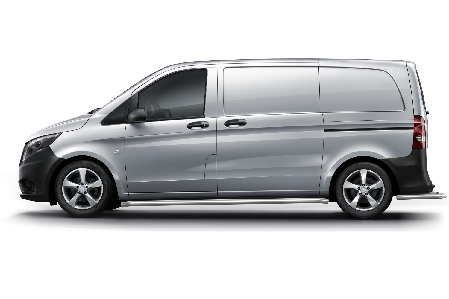 Side bars MB Vito VClass (W447) brushed Car Parts Expert