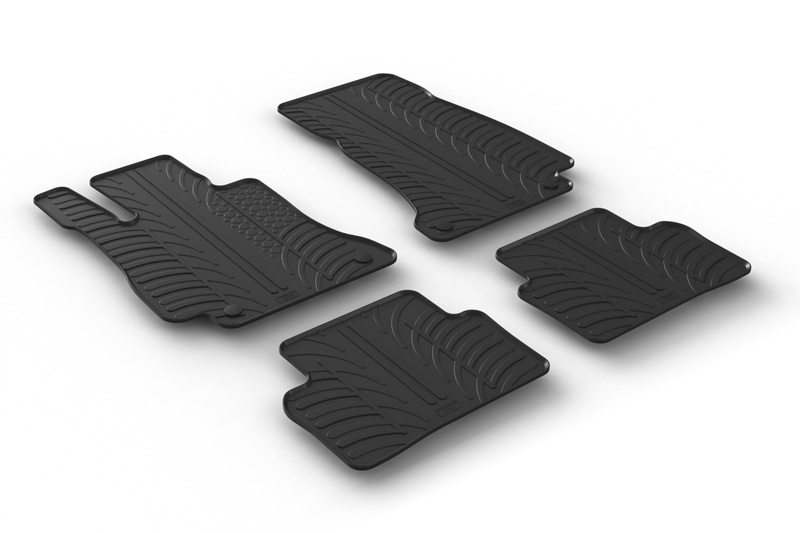 Tapis convient à Mercedes-Benz Classe E (W213) 2016-2023 4 portes tricorps caoutchouc Rubbasol