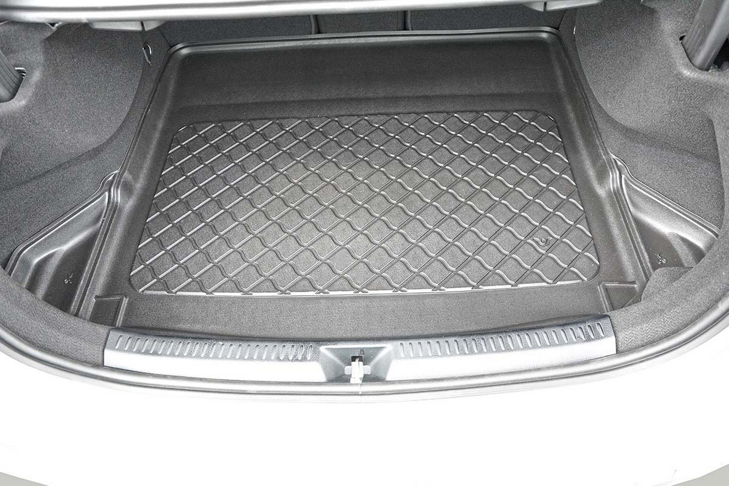 Boot mat suitable for Mercedes-Benz A-Class (V177) 2018-present 4-door saloon Guardliner anti slip PE/TPE rubber (MB6AKTM-G) (