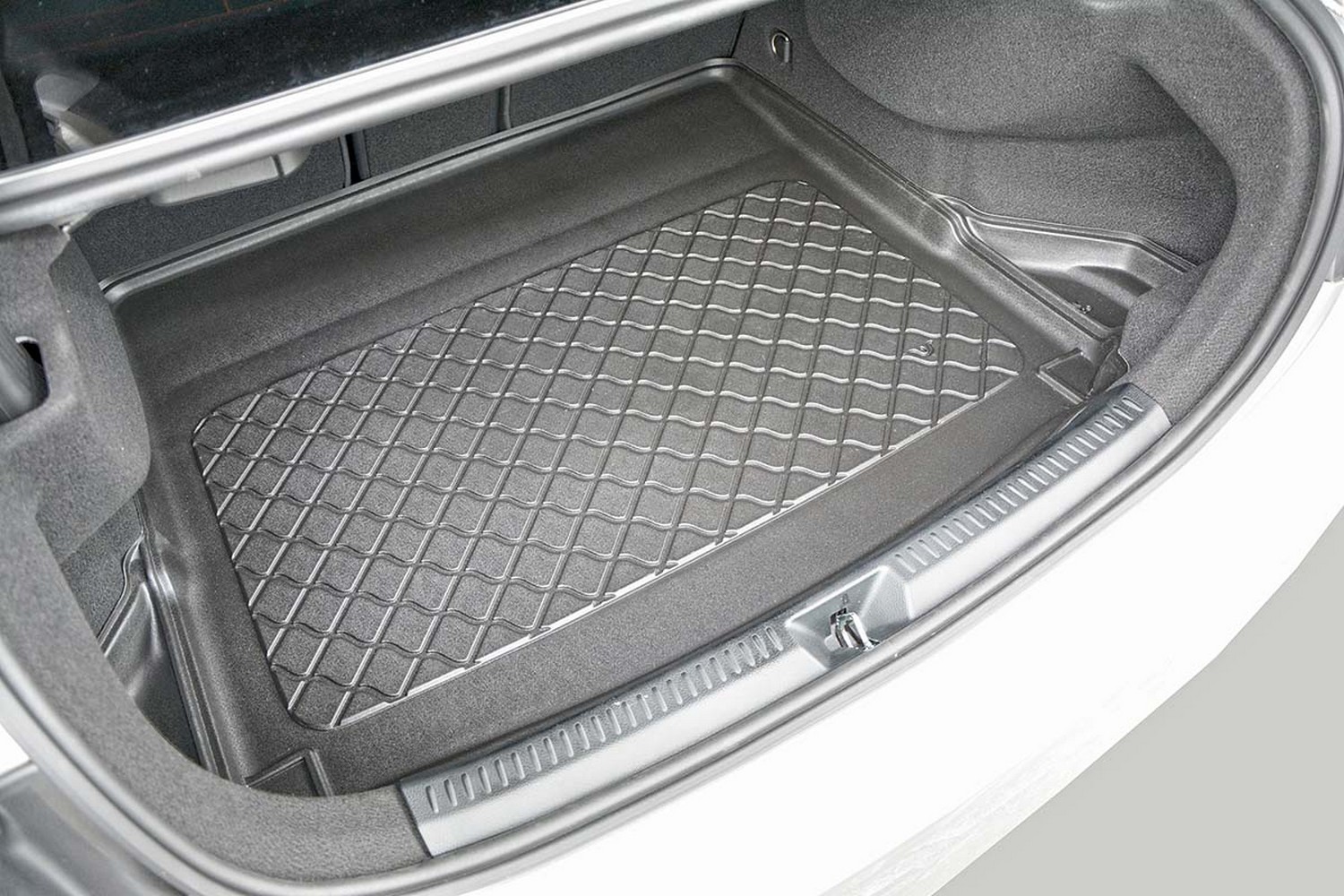 Boot mat suitable for Mercedes-Benz A-Class (V177) 2018-present 4-door saloon Guardliner anti slip PE/TPE rubber (MB6AKTM-G) (