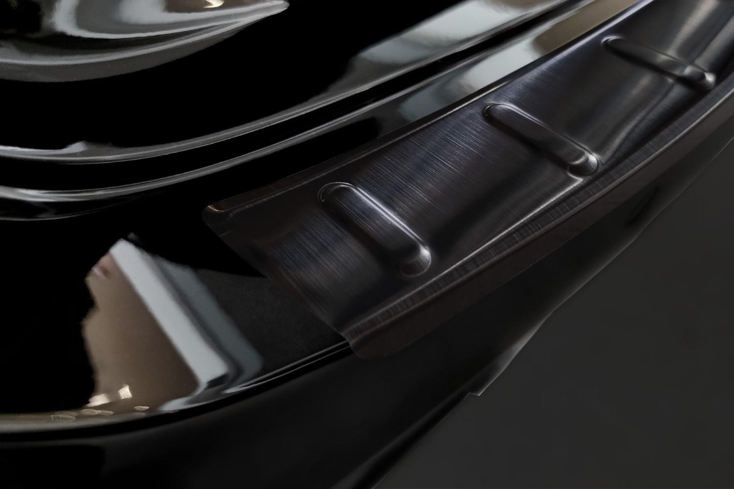 Protection de seuil de coffre Mercedes-Benz CLA Shooting Brake (X118) 2019-présent break acier inox brossé anthracite