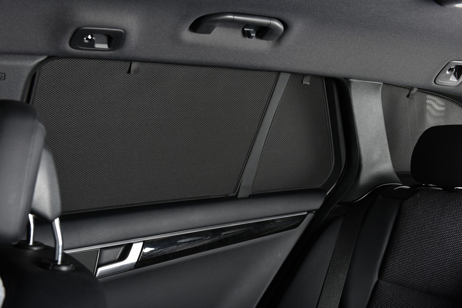 Pare-soleil convient à Mercedes-Benz Classe C estate (S204) 2007-2014 break Car Shades - ensemble