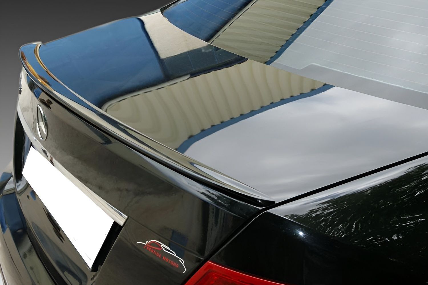 Lèvre de becquet de coffre convient à Mercedes-Benz Classe C (W204) 2007-2014 4 portes tricorps