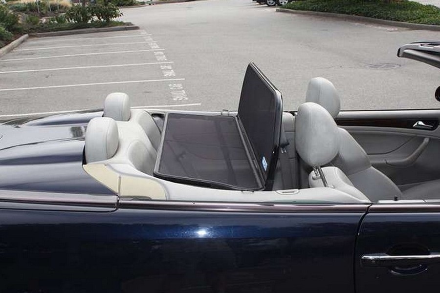 Wind deflector Mercedes-Benz C-Class CLK (A208) 1998-2003 Black (4)