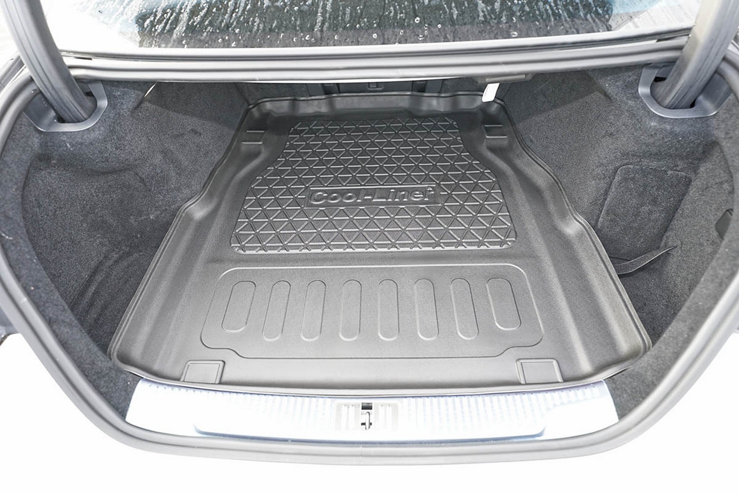 Boot mat suitable for Mercedes-Benz S-Class (W223) 2020-present 4-door saloon Cool Liner anti slip PE/TPE rubber (MB7SKTM-C) (