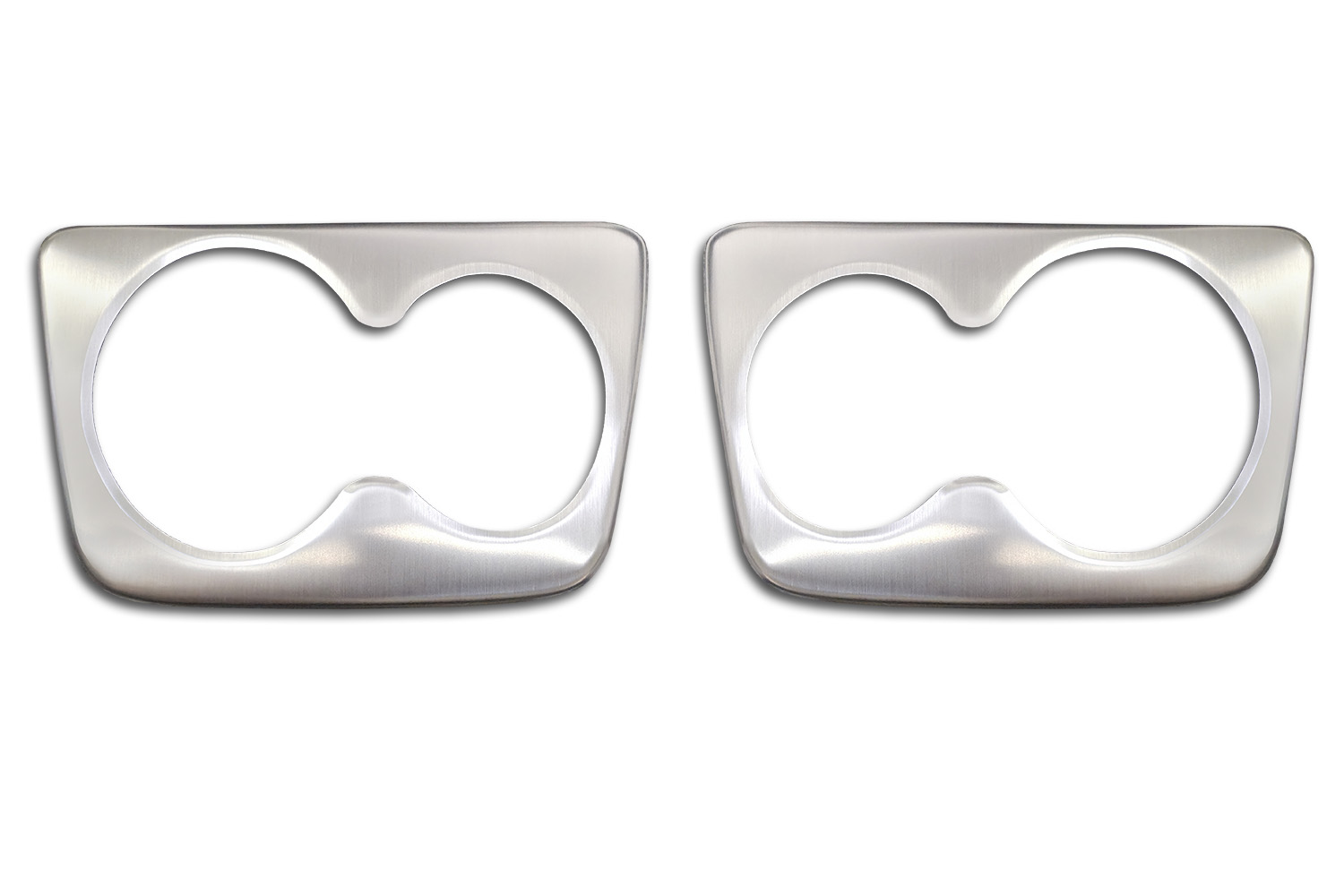 Cup holder trim suitable for Mercedes-Benz Sprinter (W907 - W910) 2018-present stainless steel brushed (5)