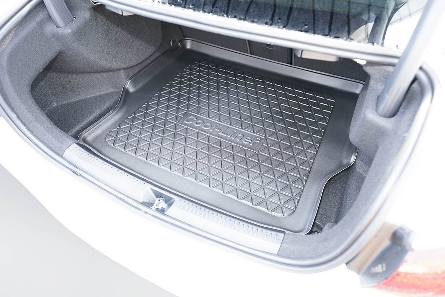 Boot mat suitable for Mercedes-Benz A-Class (V177) 2018-present 4-door saloon Cool Liner anti slip PE/TPE rubber (MB9AKTM-C) (