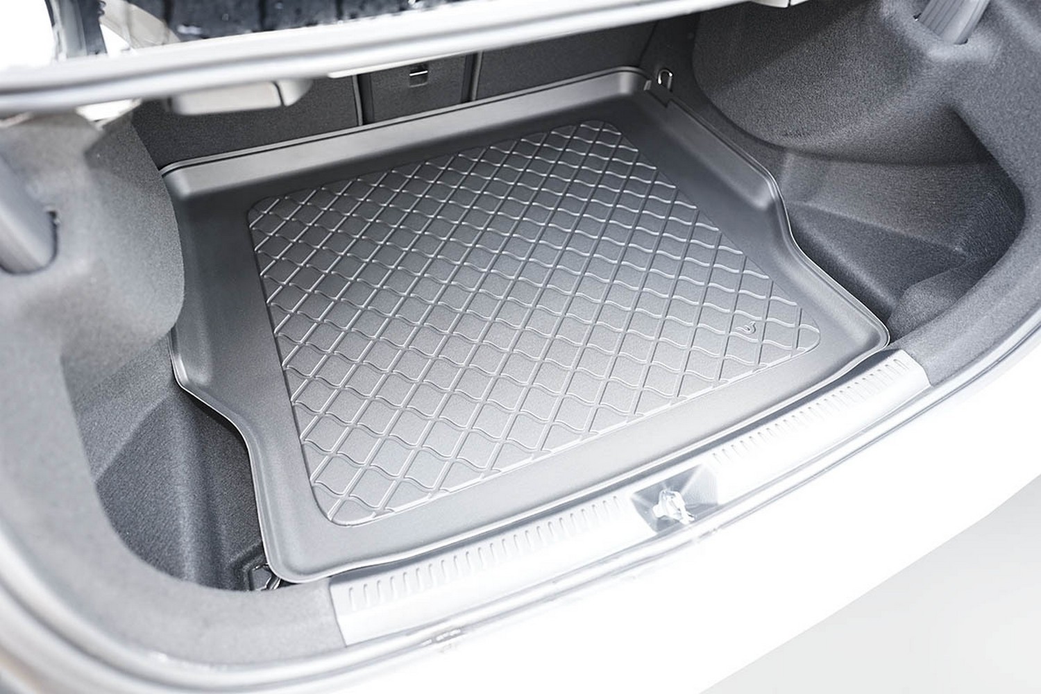 Boot mat suitable for Mercedes-Benz A-Class (V177) 2018-present 4-door saloon Guardliner anti slip PE/TPE rubber (MB9AKTM-G) (