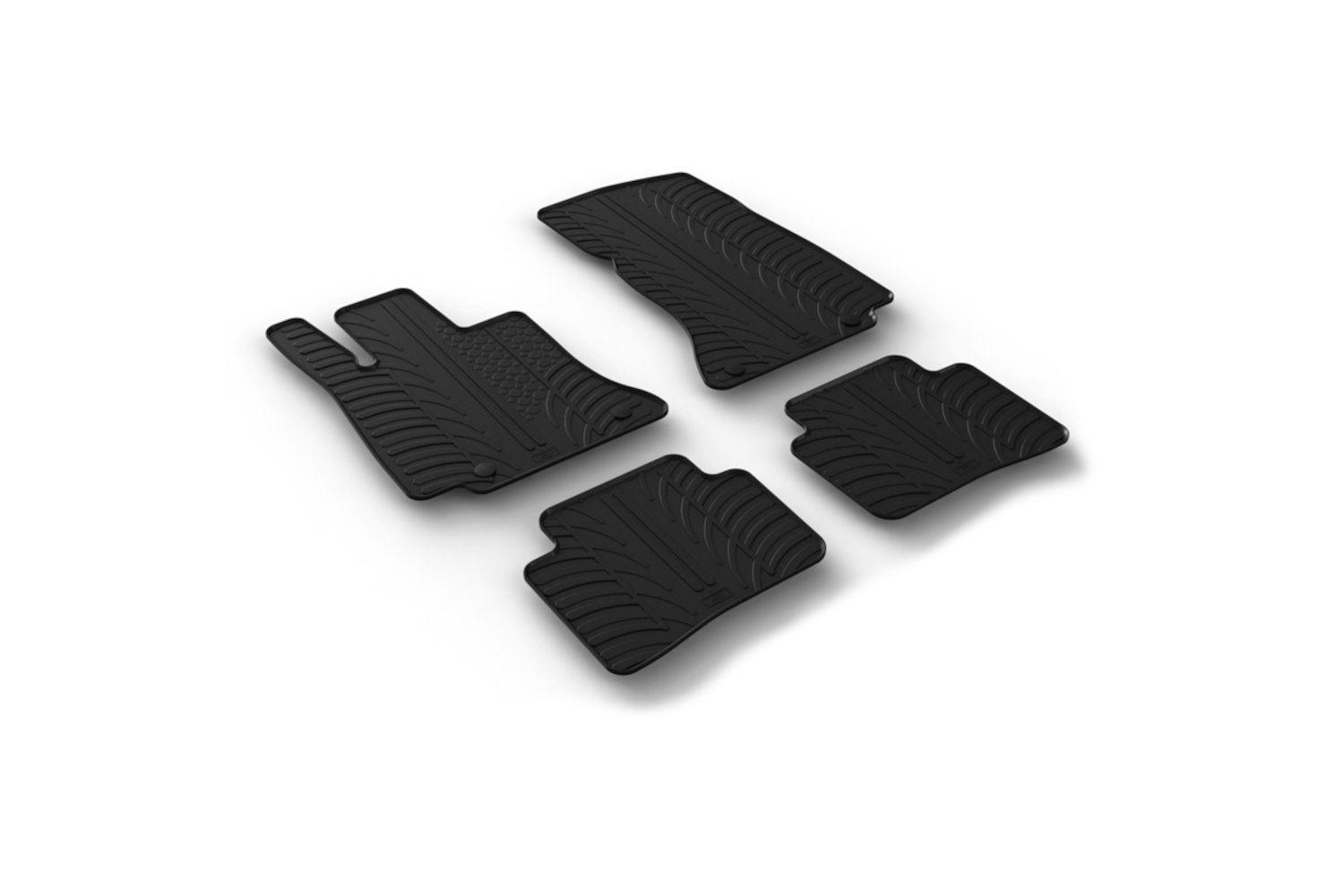 Tapis convient à Mercedes-Benz Classe C (W206) 2021-présent 4 portes tricorps caoutchouc Rubbasol