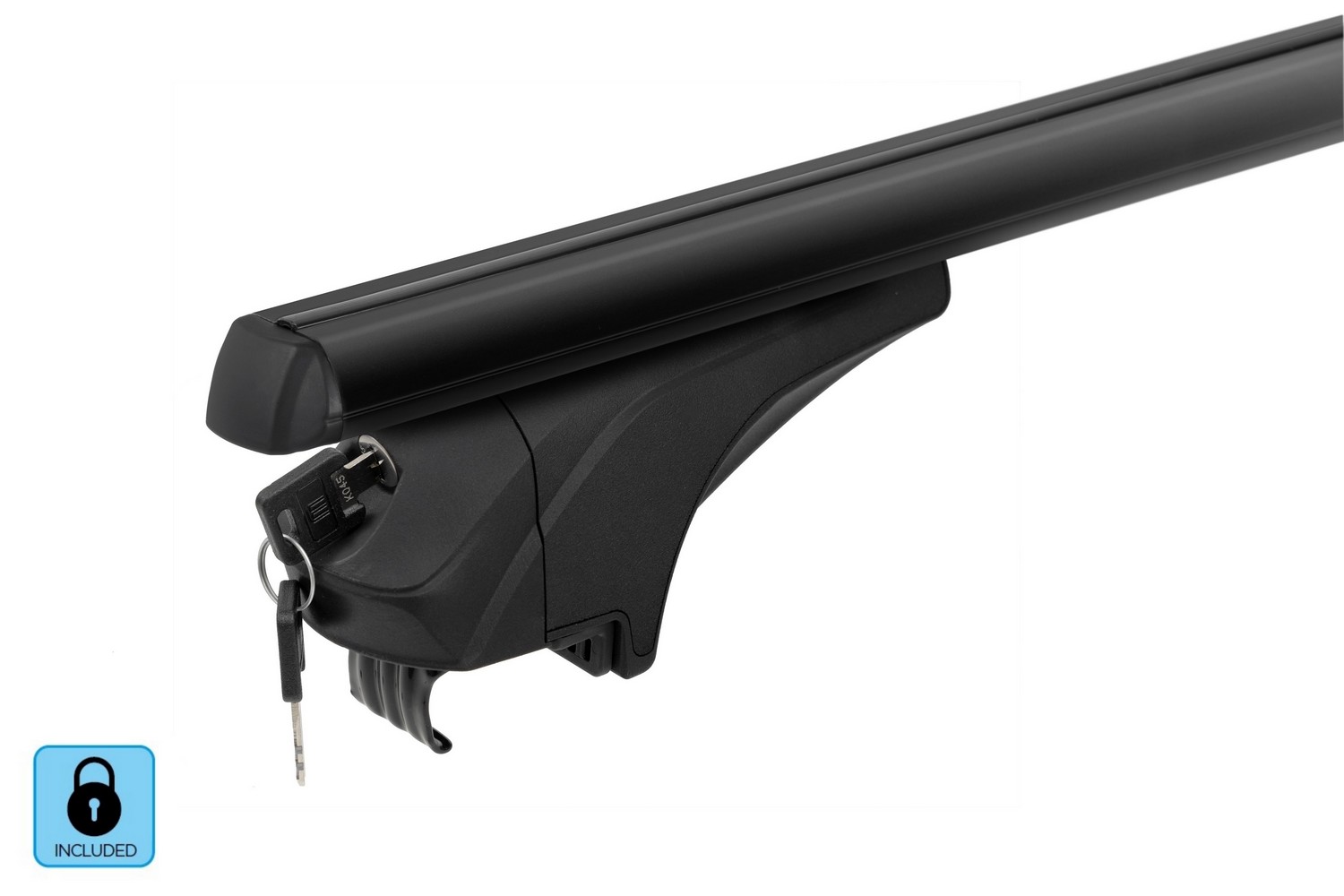 Menabo Ariem roof bars set black - Dachträger / Relingträger Satz Schwarz - dakdragers set zwart - jeu de barres de toit noir (2) Menabo Ariem roof bars set black - Dachträger / Relingträger Satz Schwarz - dakdragers set zwart - jeu de barres de toit noir (2)