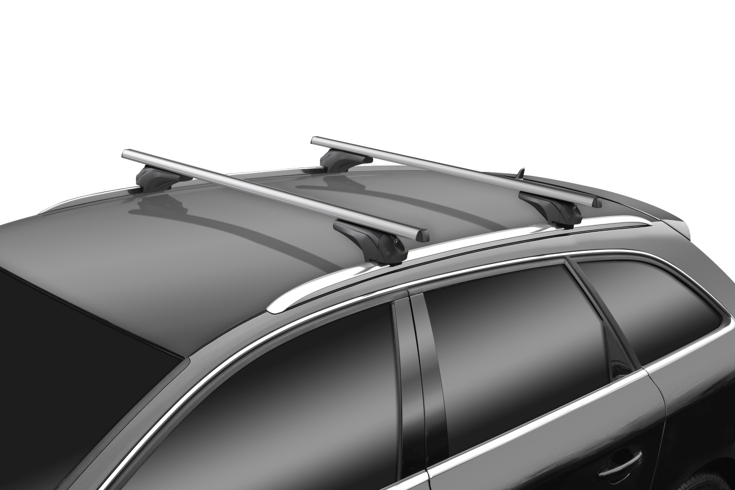 Roof bars suitable for Suzuki Swace 2020-present wagon Menabo Ariem silver