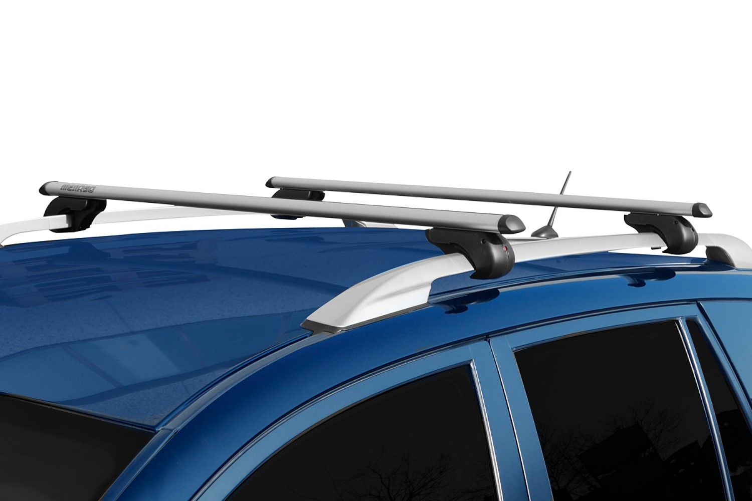 Barres de toit Subaru XV I 2012-2017 Menabo Brio XL argent