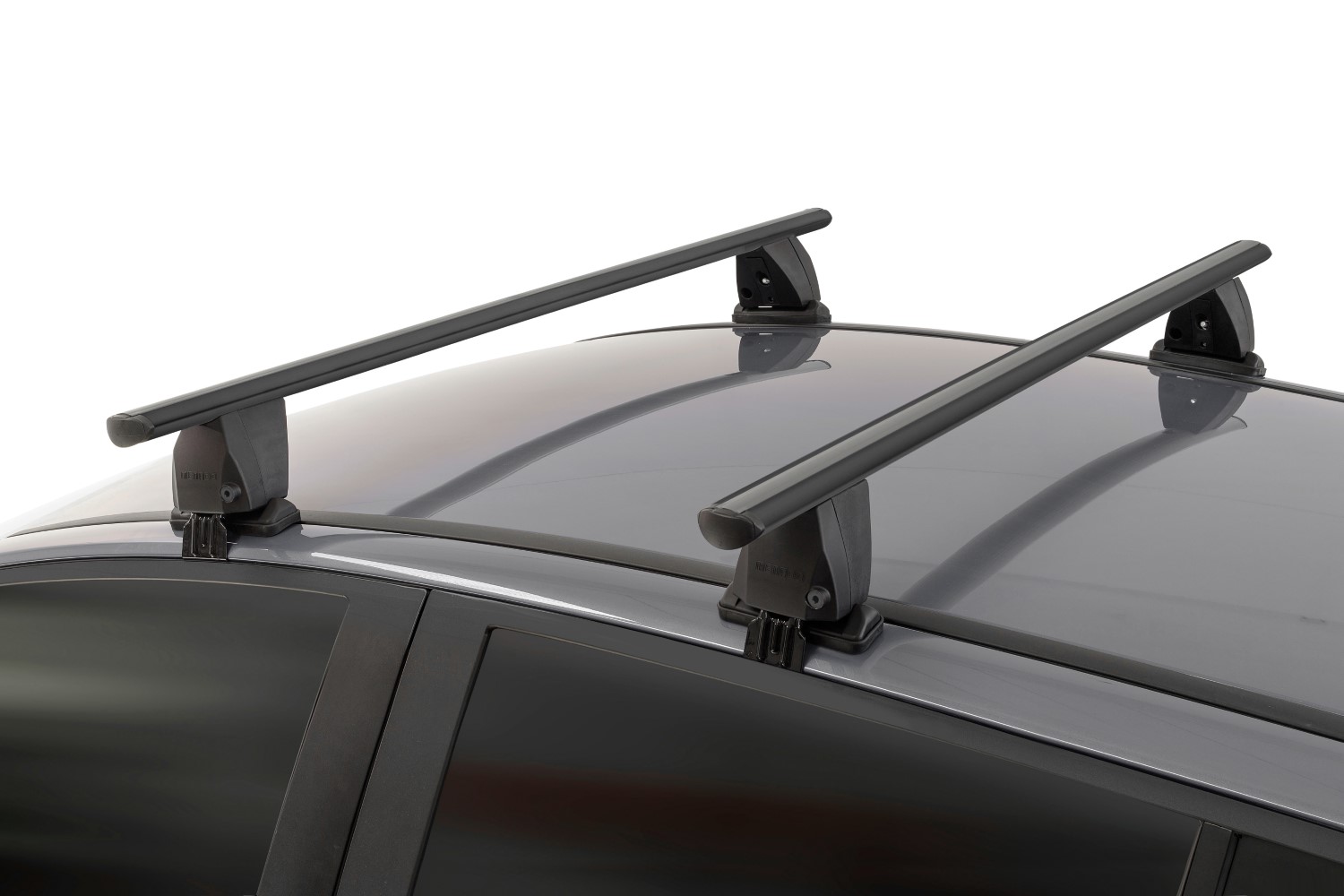 Barres de toit Peugeot 208 I 2012-2015 5 portes bicorps Menabo Delta noir
