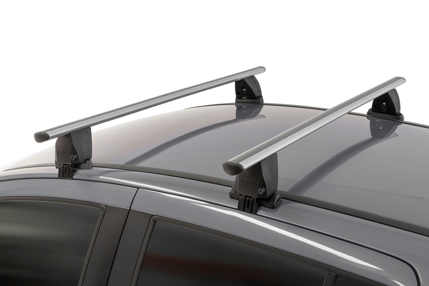 Dachträger passend für Fiat Punto II 1999-2010 3-Türer Schrägheck Menabo Delta Silber