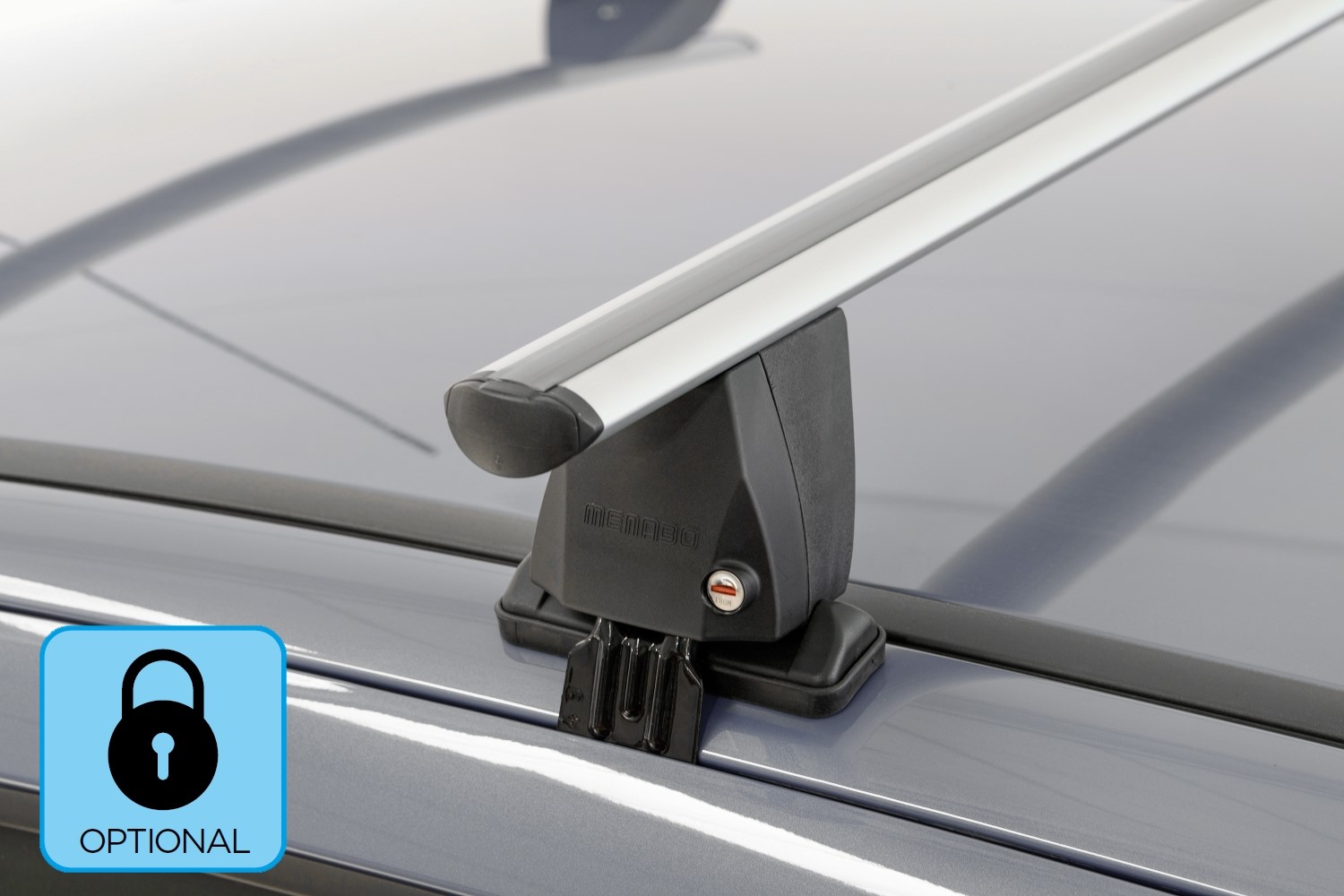 Roof bars Nissan Qashqai (J10) Menabo Delta silver