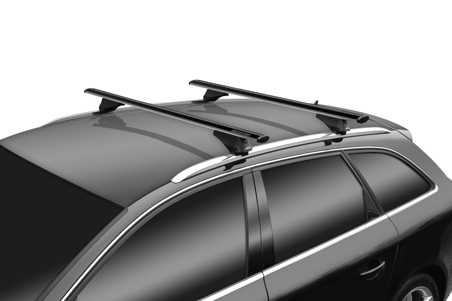 Dakdragers geschikt voor Peugeot 308 III SW 2021-heden wagon Menabo Leopard aero zwart