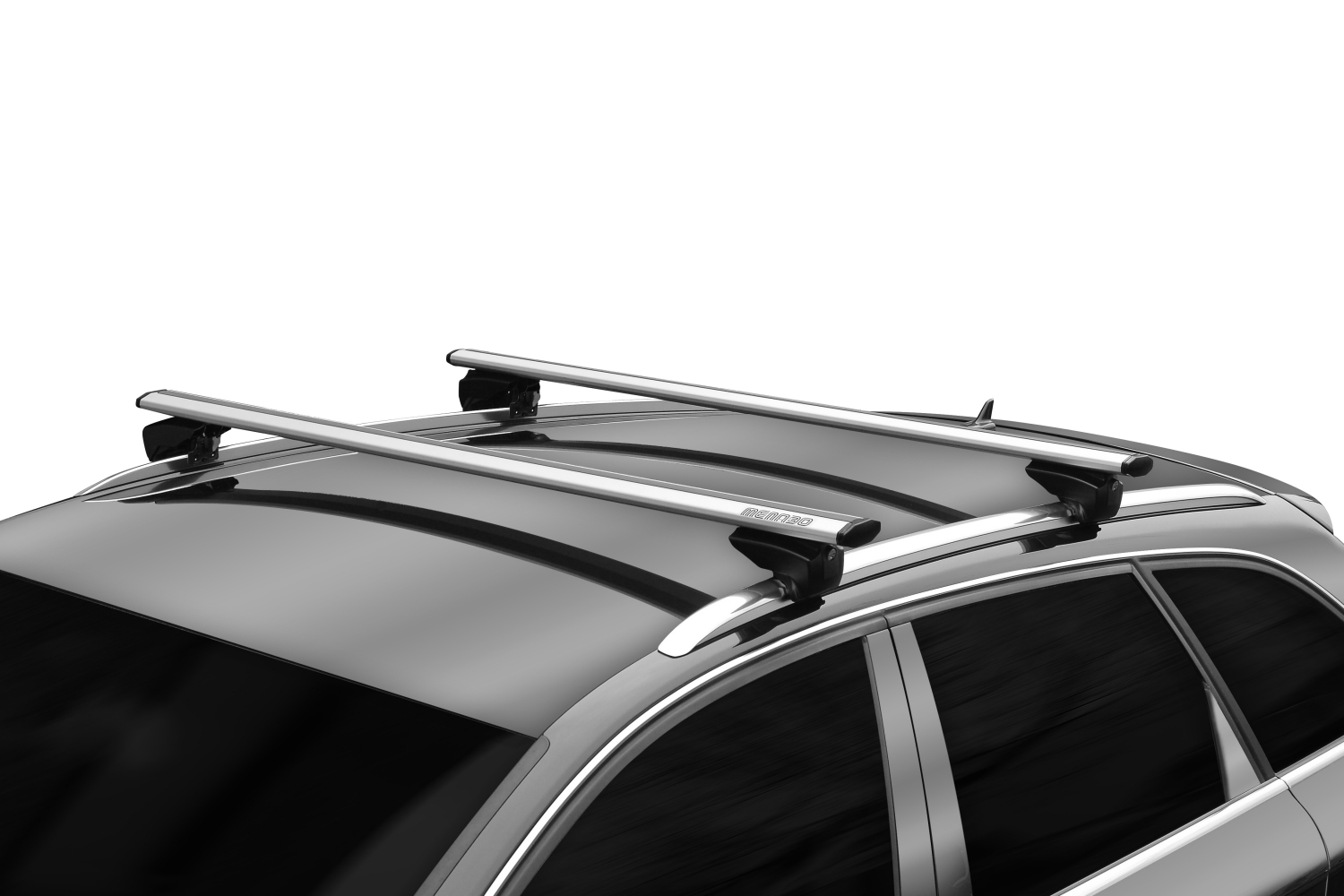 Barres de toit Hyundai ix35 (LM) 2010-2015 Menabo Lince XL argent