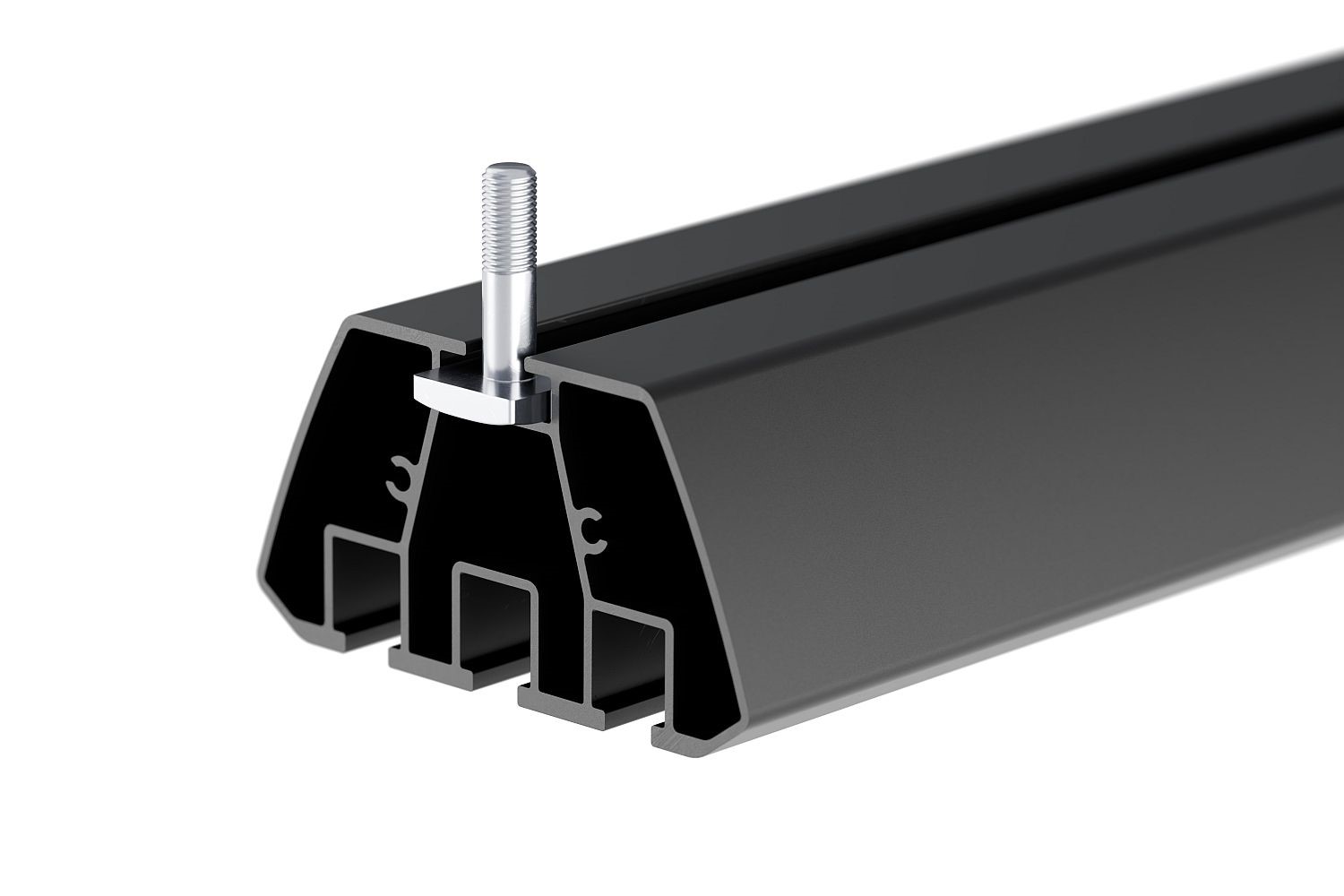 Menabo Offroad roof bars set black - Dachträger / Relingträger Satz Schwarz - dakdragers set zwart - jeu de barres de toit noir (4) Menabo Offroad roof bars set black - Dachträger / Relingträger Satz Schwarz - dakdragers set zwart - jeu de barres de toit noir (4)