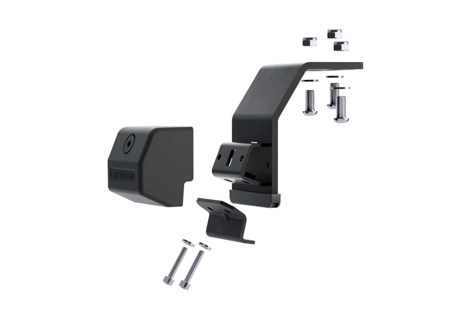 Menabo Offroad roof bars set black - Dachträger / Relingträger Satz Schwarz - dakdragers set zwart - jeu de barres de toit noir (5) Menabo Offroad roof bars set black - Dachträger / Relingträger Satz Schwarz - dakdragers set zwart - jeu de barres de toit noir (5)