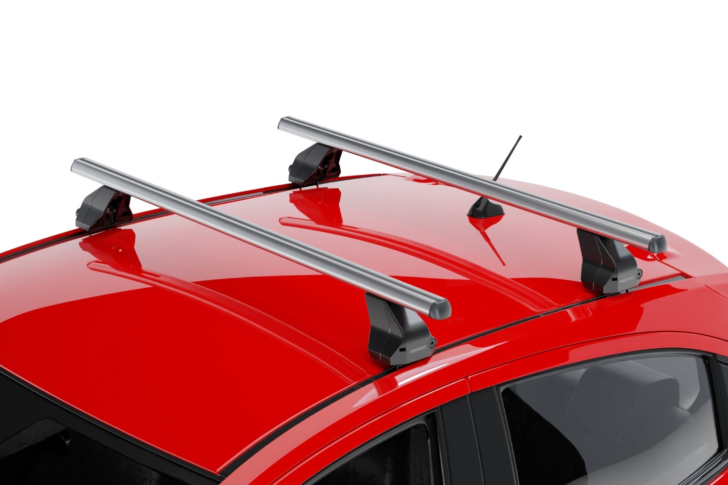 Barres de toit Mazda CX-5 (KE) 2015-2017 Menabo Omega Alu argent