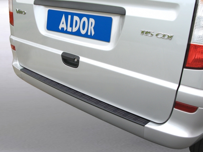 Rear bumper protector suitable for Mercedes-Benz Vito - Viano (W639) 2003-2014 PU