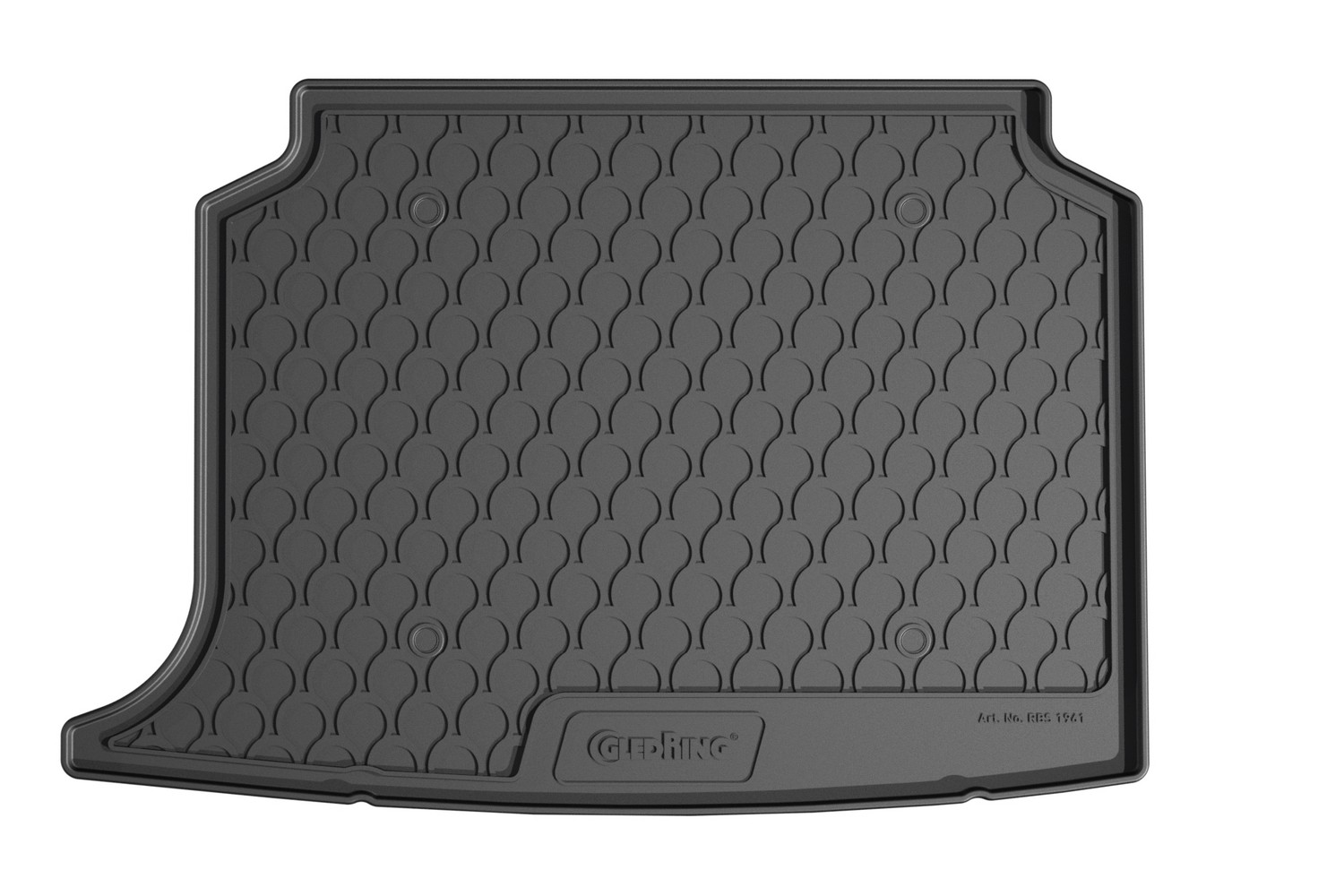 Tapis de coffre convient à MG 4 EV 2022-présent 5 portes bicorps caoutchouc Rubbasol antidérapant