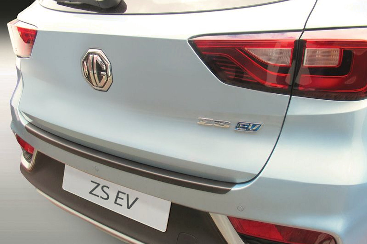 Protection de seuil de coffre convient à MG ZS SUV 2019-2024 ABS - noir mat