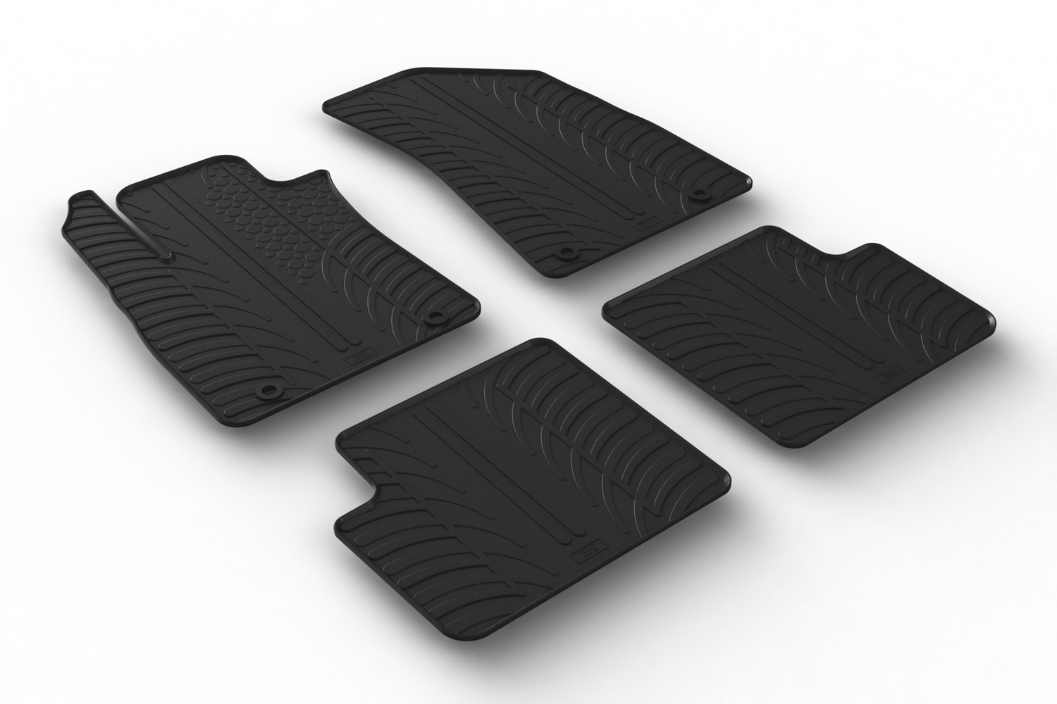 Tapis convient à MG ZS SUV 2017-2024 caoutchouc Rubbasol