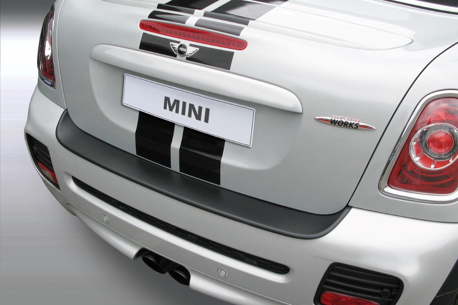 Rear bumper protector Mini Coupé - Roadster 2011-2015 3-door hatchback ABS - matt black