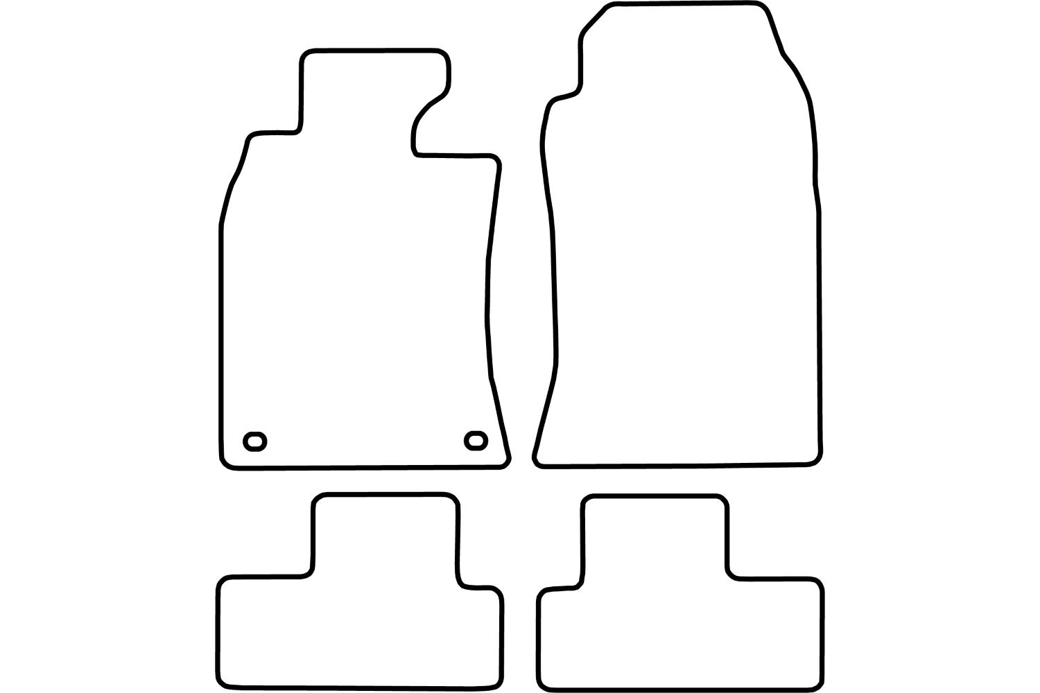 Car mats Mini One Cooper (R50) lux. velour CarPartsExpert