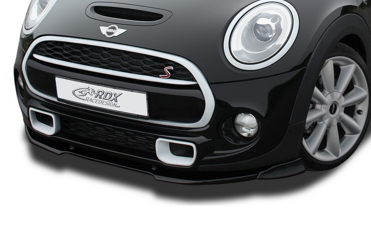 Front spoiler suitable for Mini One - Cooper (F56 - Mk III) 2014-2024 3-door hatchback Vario-X PU