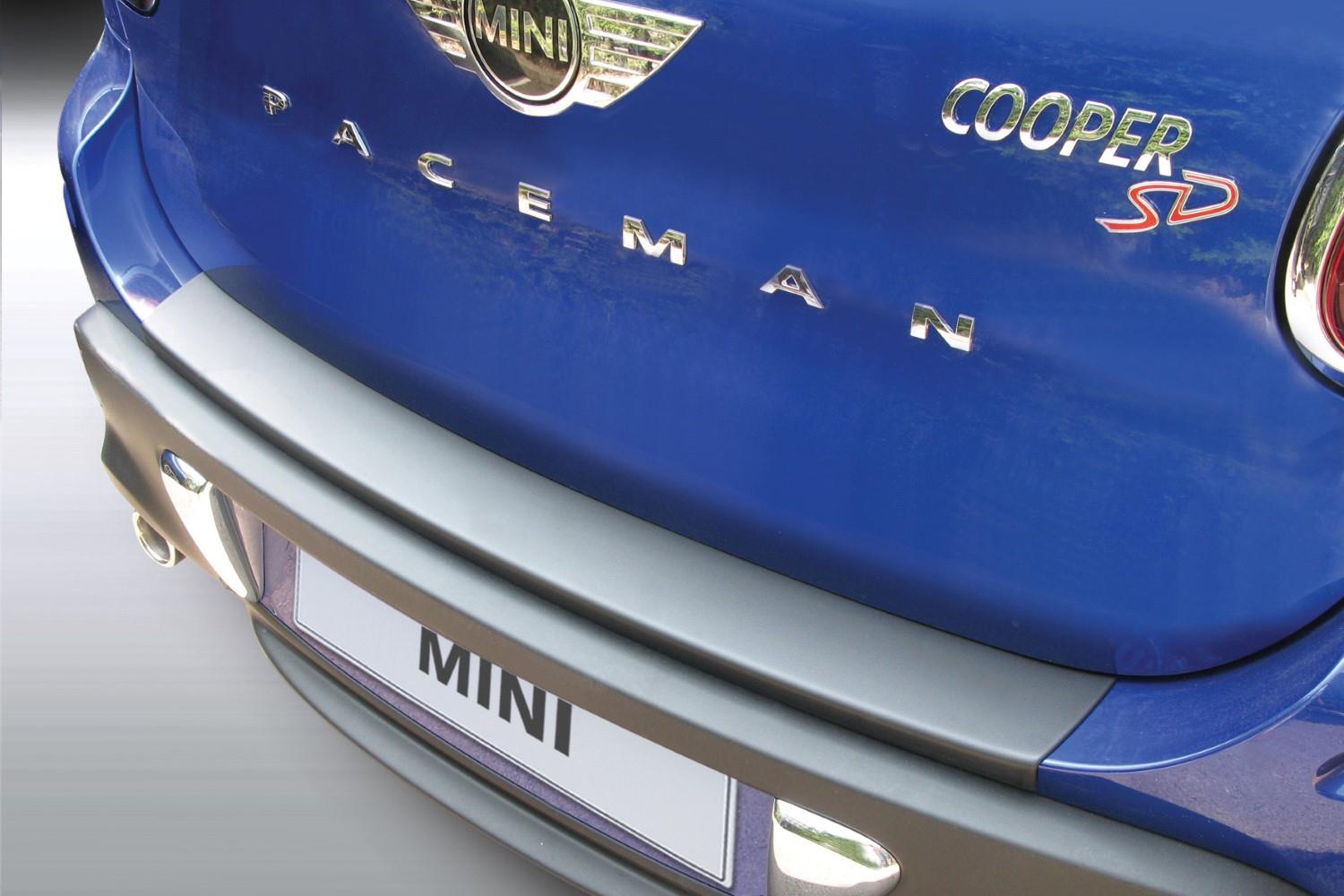 Rear bumper protector Mini PaceMan 2012-2016 3-door hatchback ABS - matt black