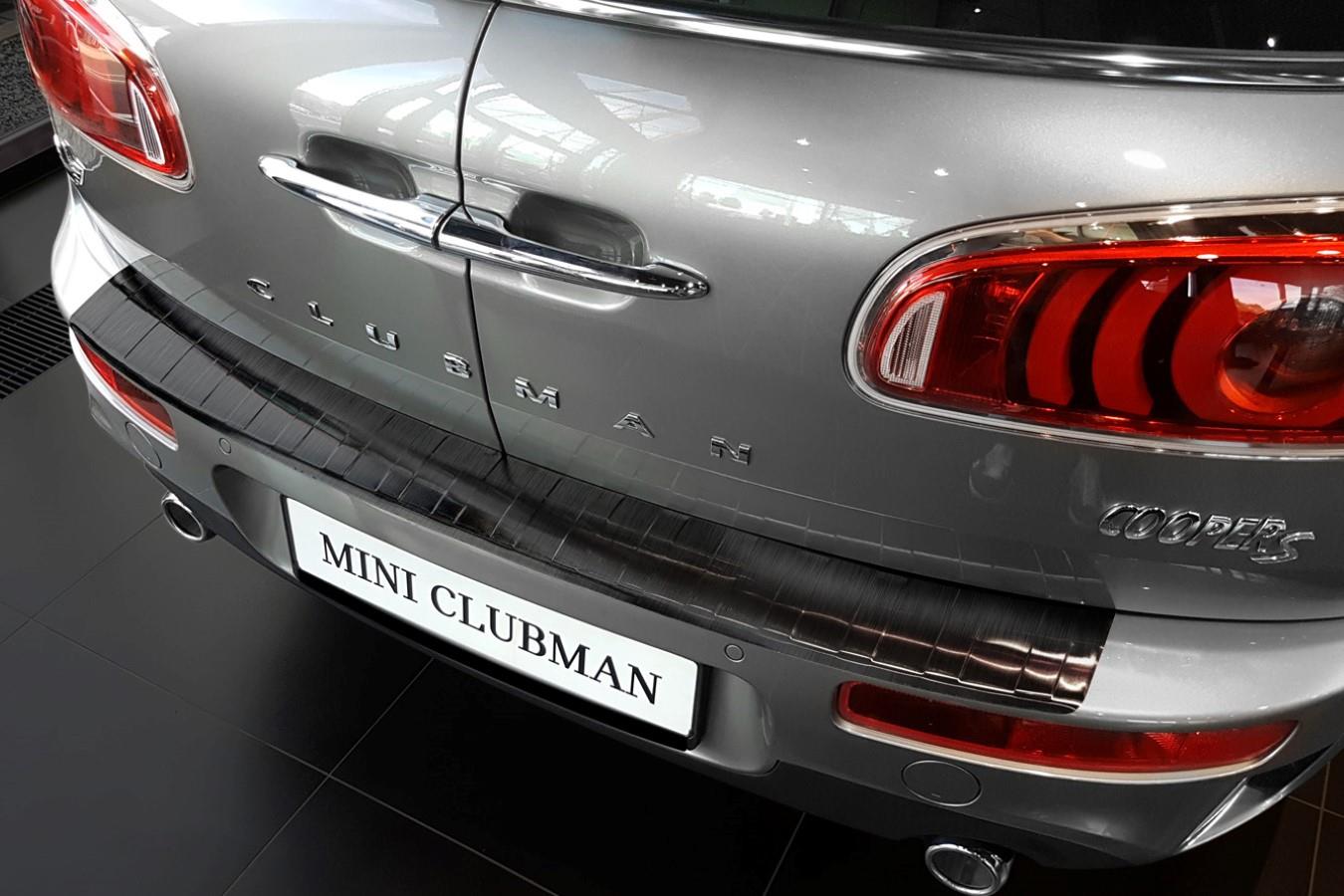 Mini Clubman F54 2015 Présent Break Protection De Seuil De Coffre Acier Inox Noir