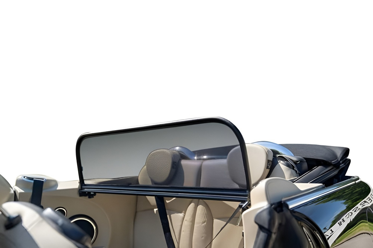 Wind deflector suitable for Mini Cabriolet (R57 - Mk II) 2009-2016 Black (MIN6MICD) (4) Wind deflector suitable for Mini Cabriolet (R57 - Mk II) 2009-2016 Black (MIN6MICD) (4)
