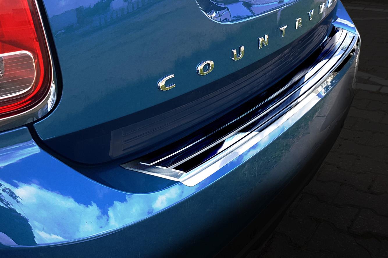 Rear bumper protector Mini Countryman F60 stainless steel