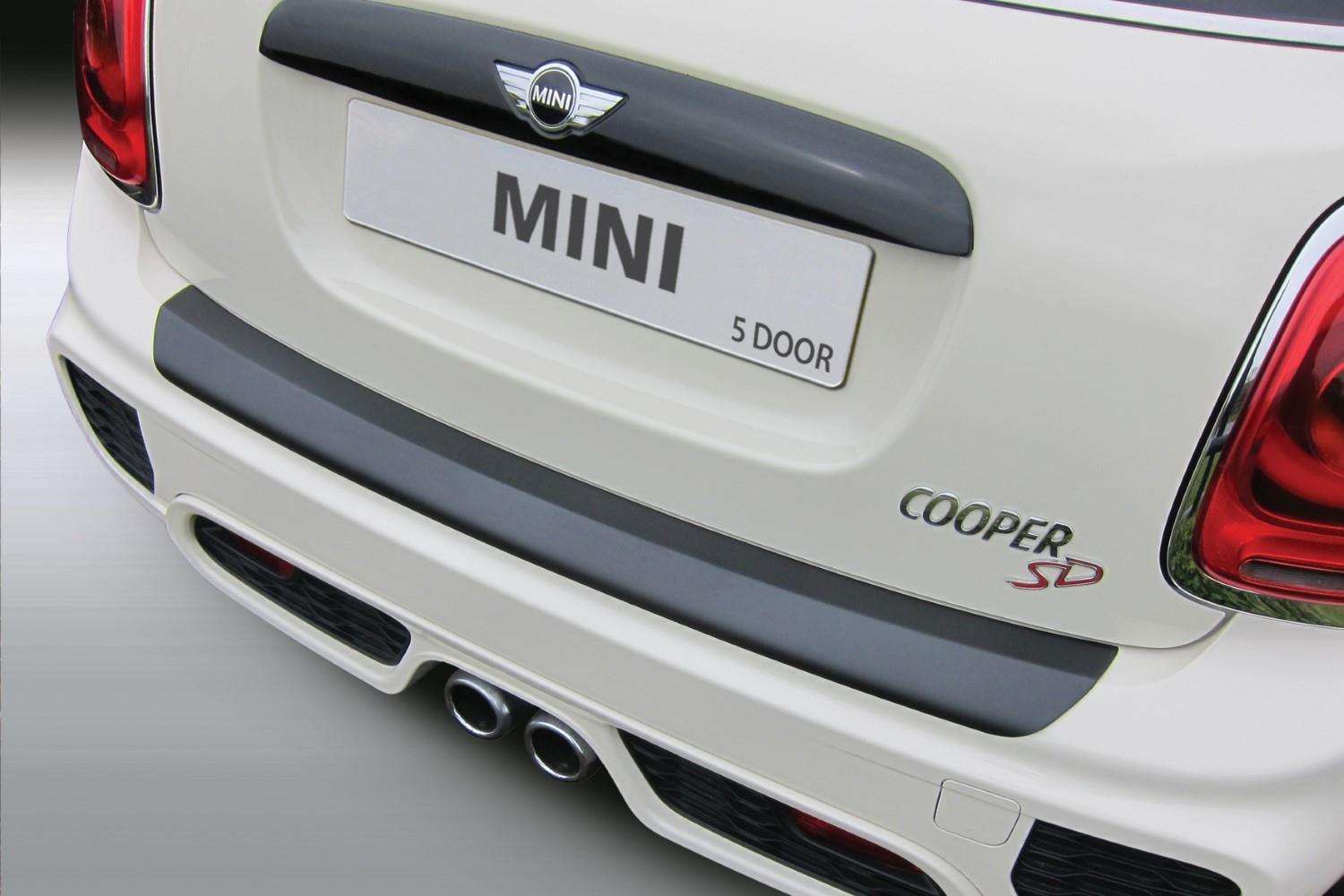 Rear bumper protector Mini One - Cooper (F55 - Mk III) 2014-present 5-door hatchback ABS - matt black