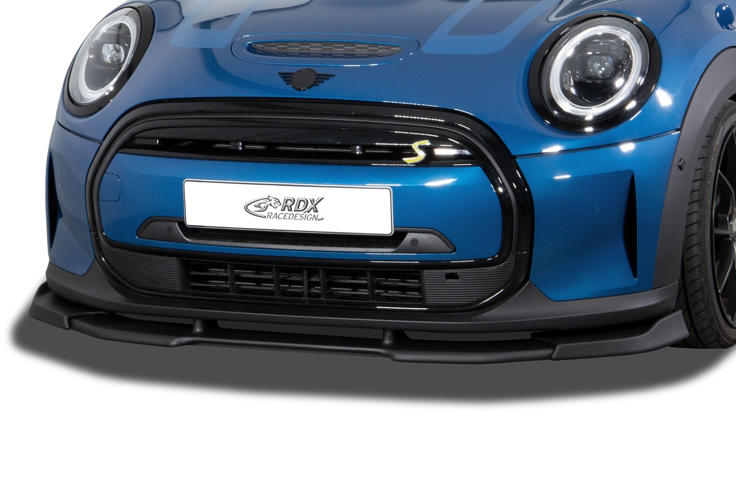 Front spoiler suitable for Mini One - Cooper (F55 - Mk III) 2020-2024 5-door hatchback Vario-X PU