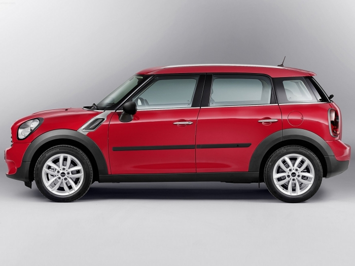 Stootstrips Mini Countryman 2010-2016 set zijportieren