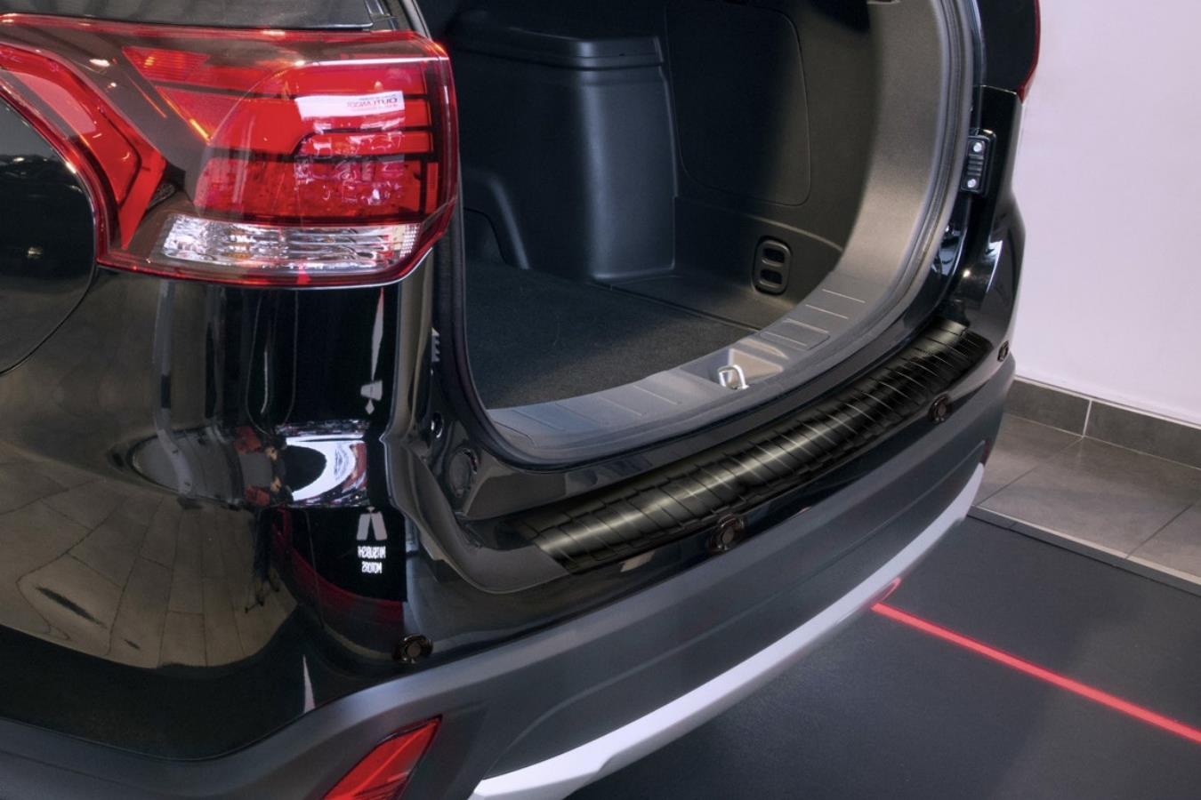 Protections De Seuils De Porte En Acier Inoxydable Noir Pour Mitsubishi Outlander 2020 - Installation Facile Sans Perçage