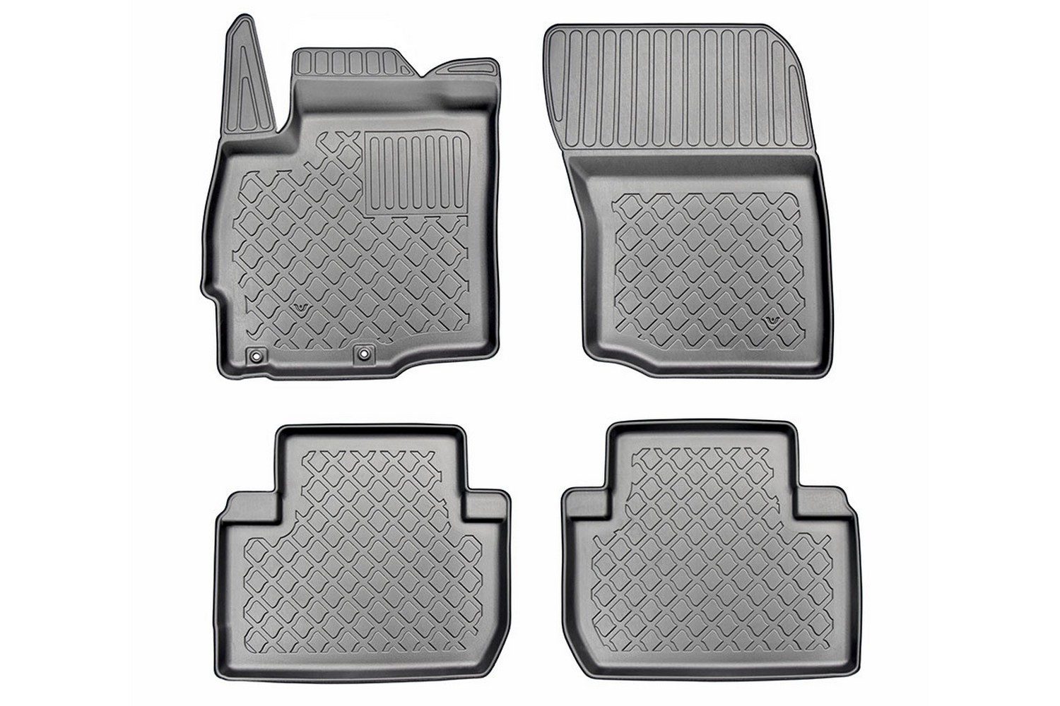 Tapis convient à Mitsubishi Outlander III 2012-présent Guardliner PE/TPE caoutchouc