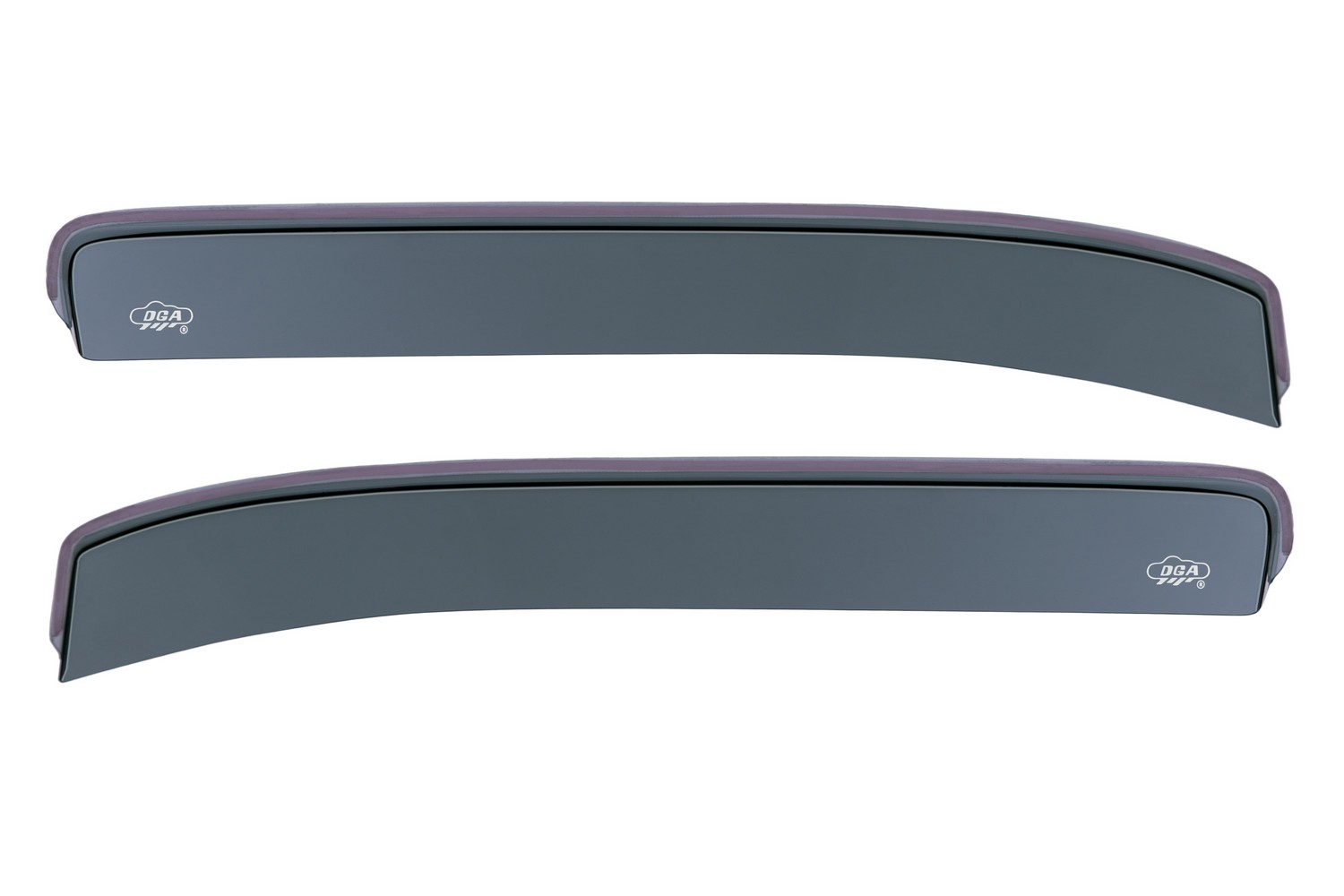 Side wind deflectors suitable for Mitsubishi Pajero I 1982-1990 front doors DGA - smoke grey (2)
