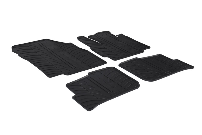 Car mats suitable for Mitsubishi Space Star II 2013-present 5-door hatchback Rubbasol rubber