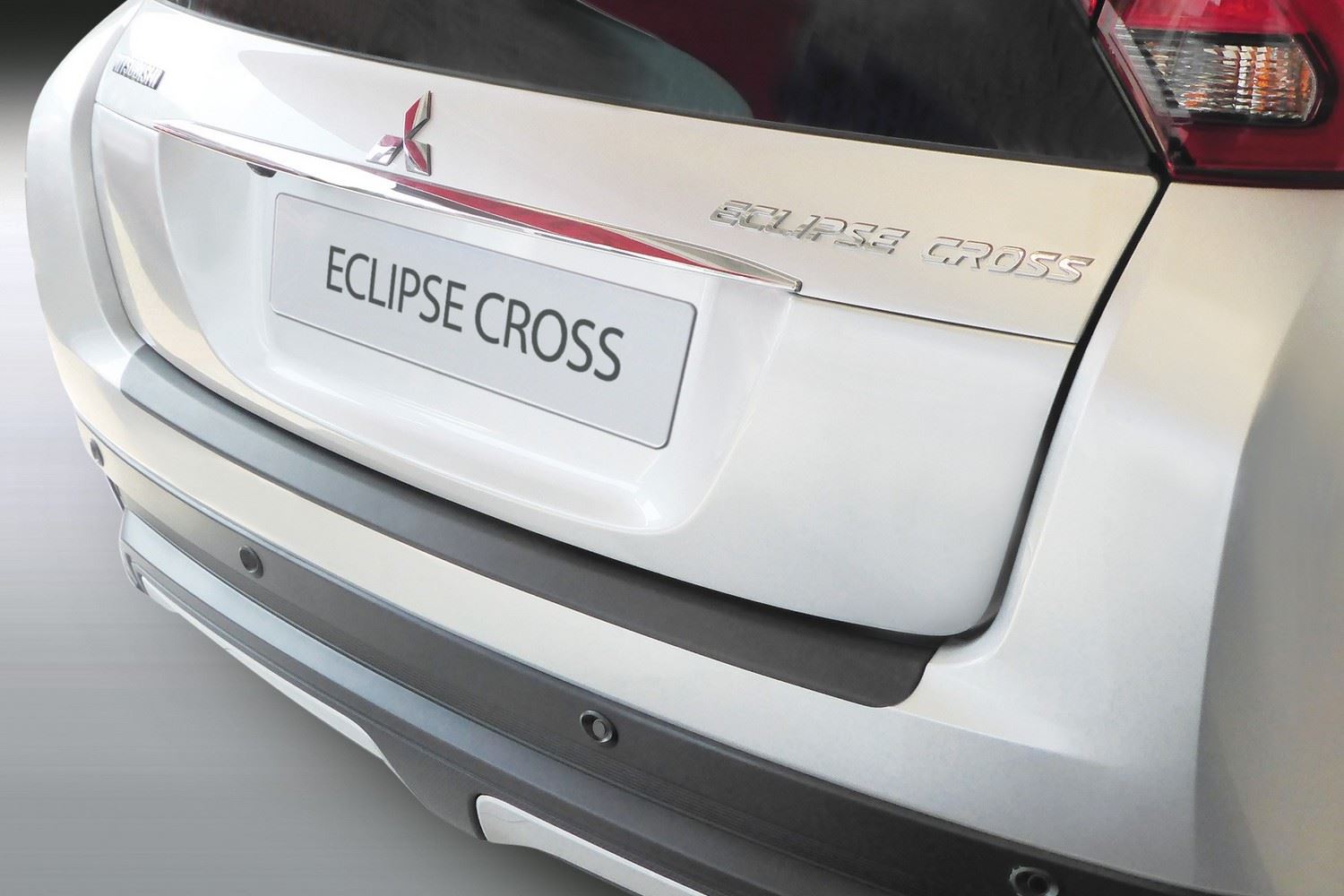 Rear bumper protector suitable for Mitsubishi Eclipse Cross 2018-present ABS - matt black