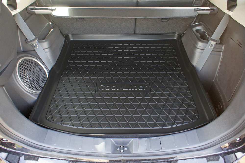 Tapis de coffre arrière entièrement fermé en cuir pour Mitsubishi