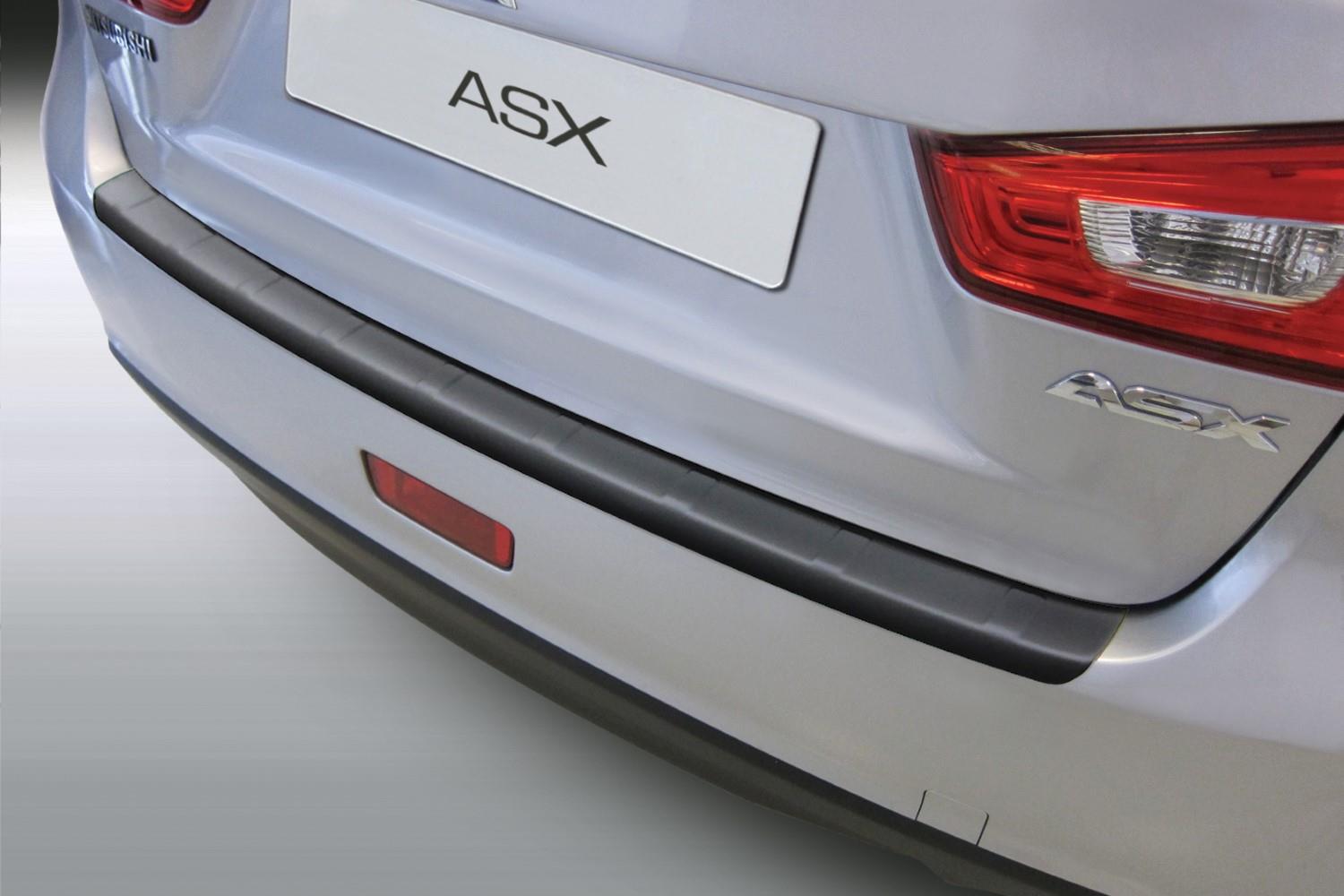 Rear bumper protector Mitsubishi ASX 2012-2016 ABS - matt black