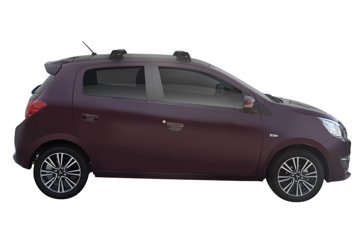 Roof bars Mitsubishi Space Star II 2016-2019 5-door hatchback Yakima Whispbar Through Bar - MIT4SPWR (2)