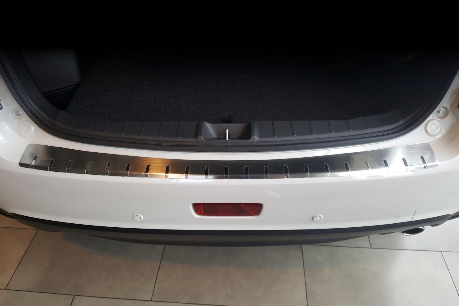 Rear bumper protector Mitsubishi ASX 2012-2016 stainless steel brushed