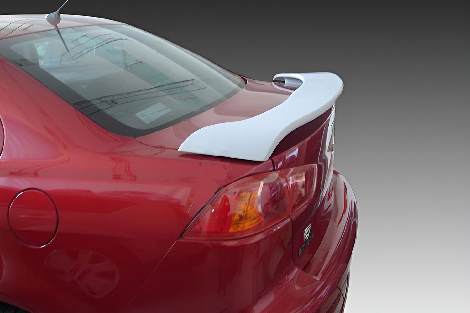 Boot spoiler suitable for Mitsubishi Lancer (CY0) 2007-2017 4-door saloon Boot spoiler suitable for Mitsubishi Lancer (CY0) 2007-2017 4-door saloon